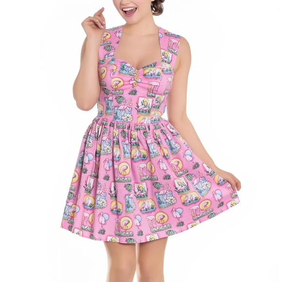 Hell Bunny Dresses & Skirts - Flamingo Dress Hell Bunny